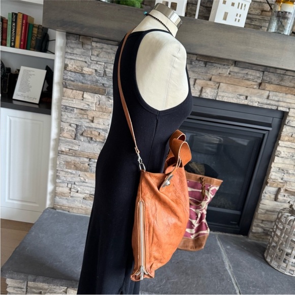 Brown and Silver Shoulder Bag with Soft Leather - Picture 7 of 15